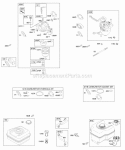 Carburetor Fuel Supply Diagram and Parts List for 122232-0152-E8  Briggs and Stratton Engine